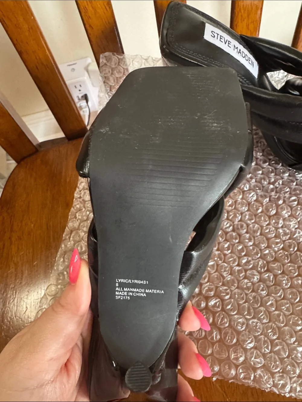 Steve Madden 4” Knotted Strap Stiletto Mules